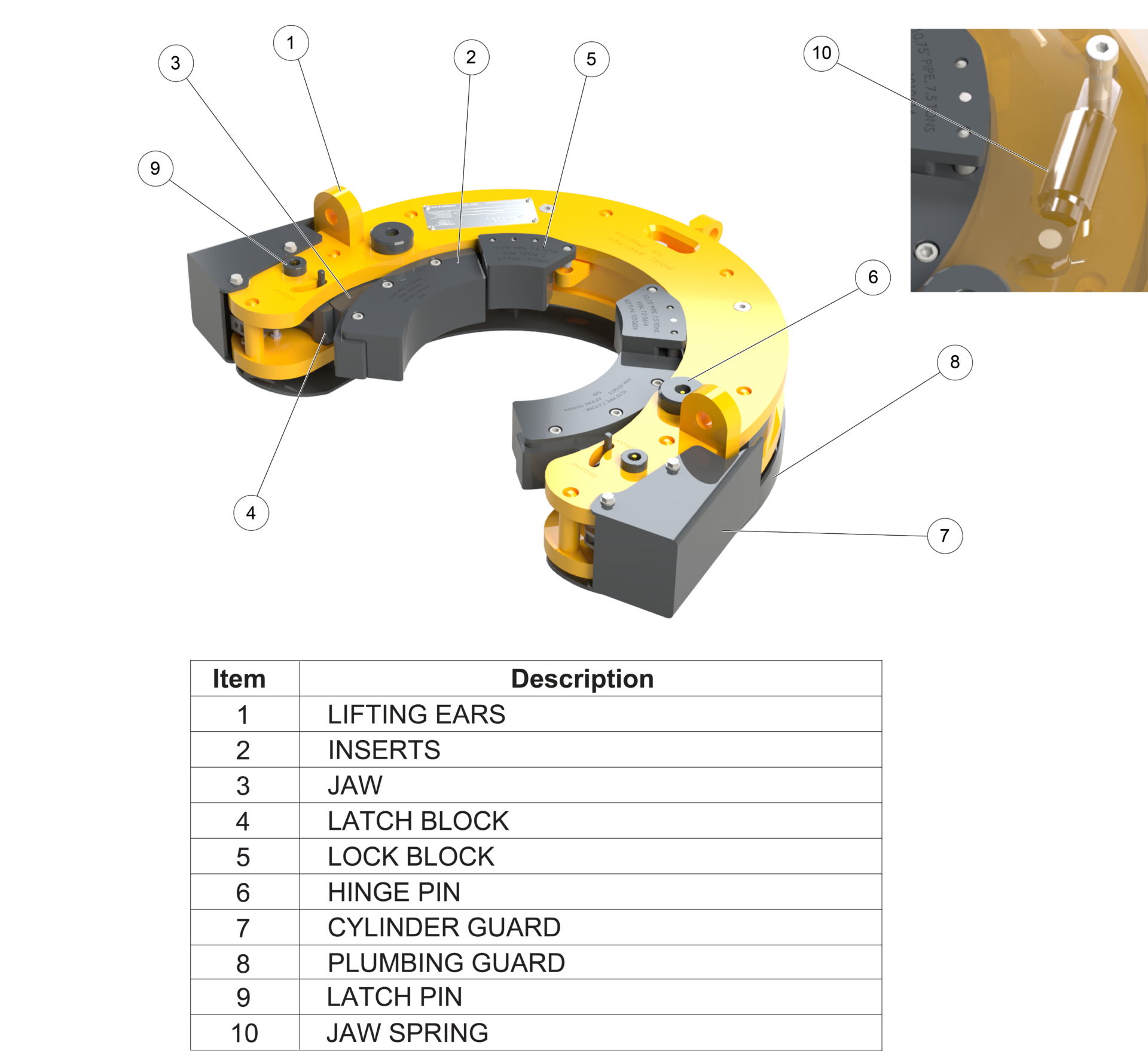 mSJE 10.750 to 13.625 component identification final